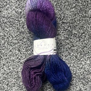 Lorna's Lace’s Lion &  Lamb Hand-Dyed Yarn - Purple & Blue 701 Purple Club